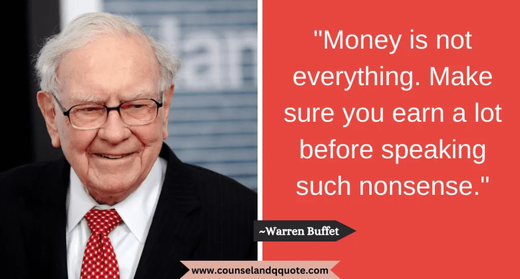18 Money Is Not Everything