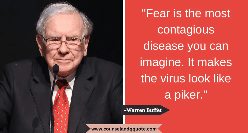 23 Fear Is The Most Contagious Disease