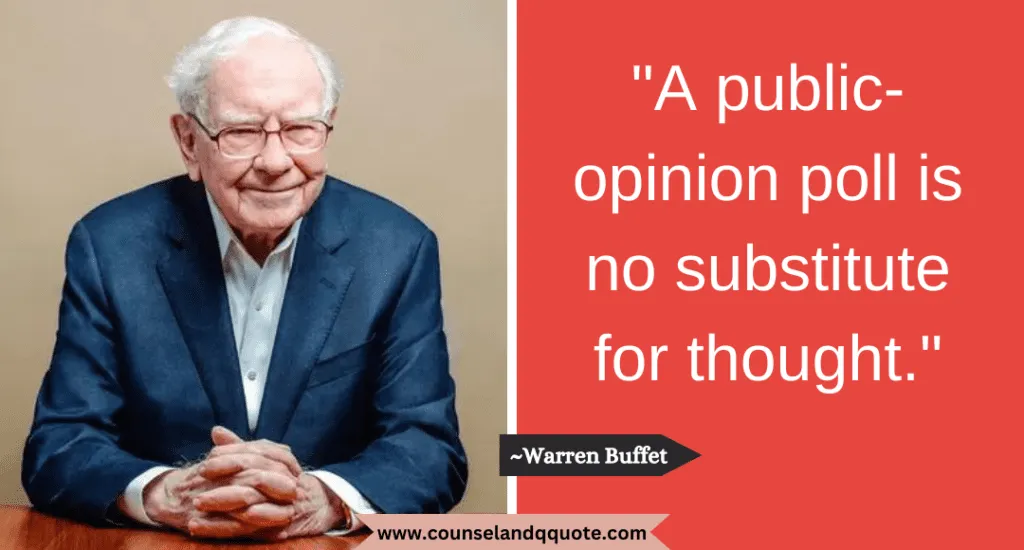 9 A Public Opinion Poll Is No Substitute For Thought