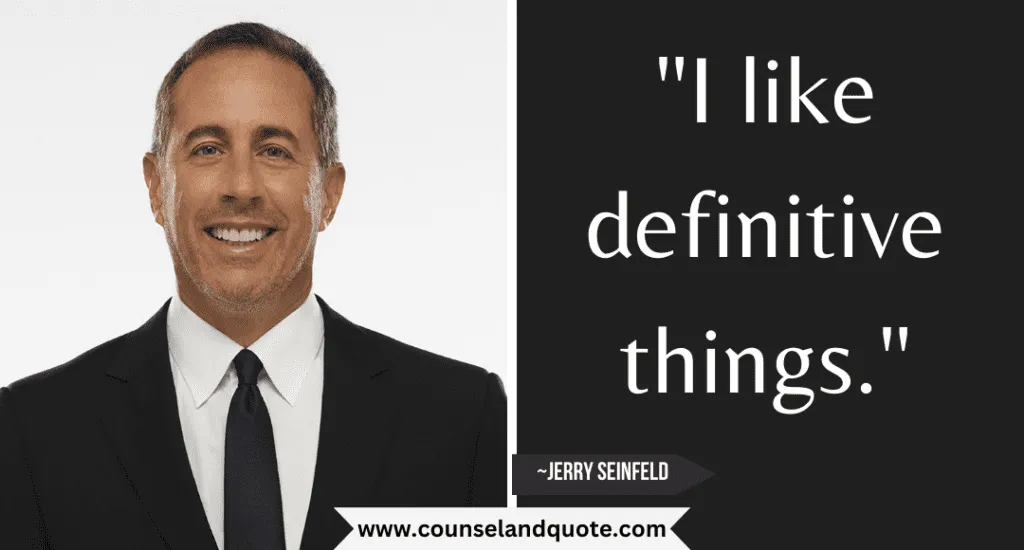9 I Like Definitive Things