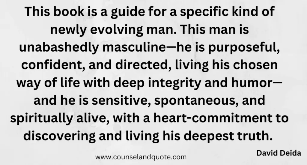 Why This Book The Way Of The Superior Man By David Deida 1