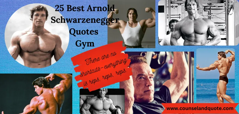 Arnold Schwarzenegger Quotes Gym