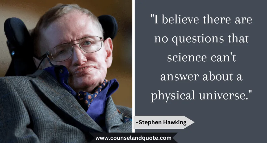 Stephen Hawking Quote 